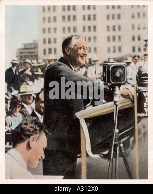 FD Roosevelt Nachkriegsz Stockfoto