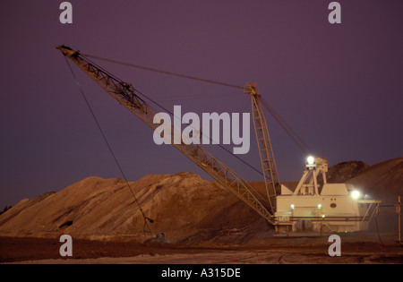 Seilbagger 0033 Stockfoto