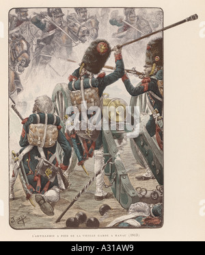 Artillerie in Hanau Stockfoto