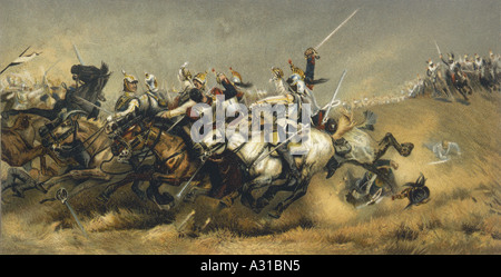 Kavallerie Vionville 2 1870 Stockfoto