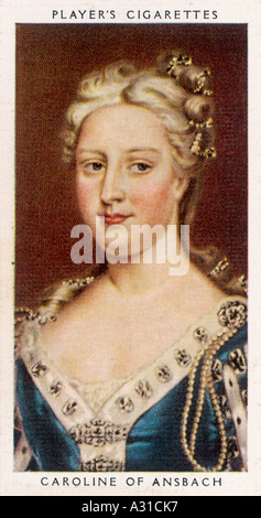 Caro Ansbach Georg Ii Stockfoto