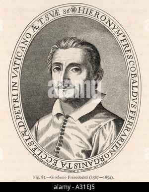 Girolamo Frescobaldi Stockfoto