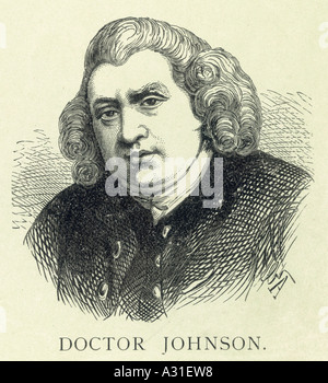 Samuel Johnson 1709 1784 Stockfoto