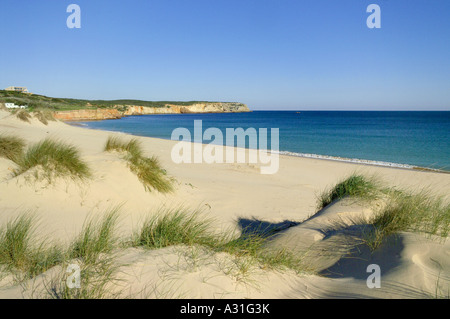 Martinhal Beach in der Nähe von Sagres, Algarve, Portugal Stockfoto