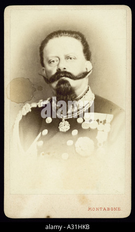 Leopold Ii. Belgien Cdv Stockfoto