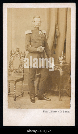 Friedrich Iii Haase Cdv Stockfoto