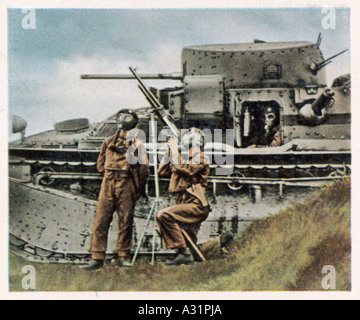 Britischer Panzer 1932 Stockfoto