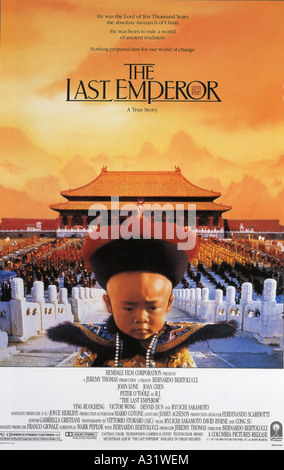 LETZTEN KAISERS Poster für das Jahr 1987 Columbia Film Stockfoto