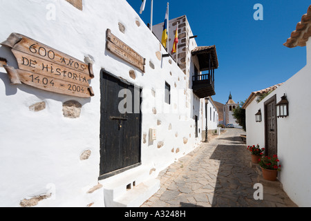 Rathaus, Betancuria (der ehemaligen Insel-Hauptstadt), Fuerteventura, Kanarische Inseln, Spanien Stockfoto