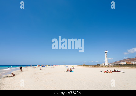 Strand Playa del Matorral, Jandia (Morro Jable), Fuerteventura, Kanarische Inseln, Spanien Stockfoto