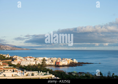 Punta Brava in den frühen Morgenstunden, Puerto De La Cruz, Teneriffa, Kanarische Inseln, Spanien Stockfoto