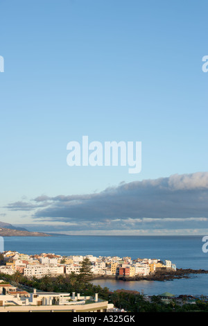 Punta Brava in den frühen Morgenstunden, Puerto De La Cruz, Teneriffa, Kanarische Inseln, Spanien Stockfoto