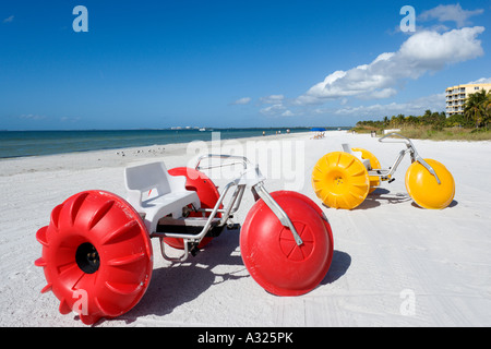 Fort Myers Beach in der Nähe von Pink Shell Beach Resort und Bowditch Point Park, Golfküste, Florida, USA Stockfoto