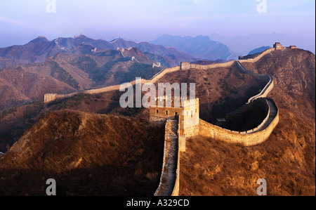 Die chinesische Mauer nahe Beijing China Stockfoto