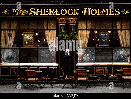 Sherlock Holmes Pub, London, England Stockfoto