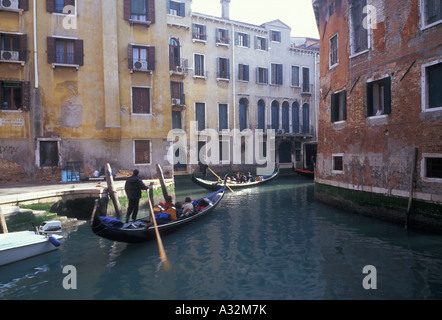 Rio dei Barcaroli in San Marco Viertel von Venedig Stockfoto