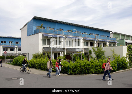 Die Solarsiedlung in Gelsenkirchen, Deutschland Stockfoto