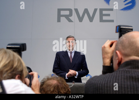 Harry Roels, Vorstandsvorsitzender der RWE AG, Essen, Deutschland Stockfoto