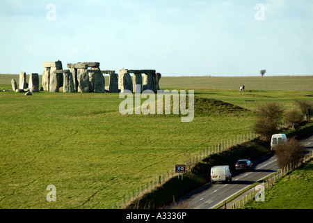 Stonehenge-Salisbury Plain Wiltshire England UK Stockfoto