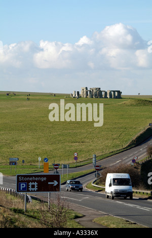 Stonehenge-Salisbury Plain Wiltshire England UK Stockfoto