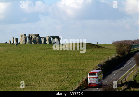 Stonehenge-Salisbury Plain Wiltshire England UK Stockfoto