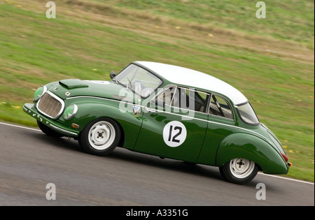 1958 DKW 1000 in der St. Marys Trophy Rennen in Goodwood Revival, Sussex, England. Stockfoto