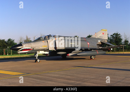 McDonnell Douglas F-4F-4E Phantom durch die türkische Luftwaffe betrieben Stockfoto