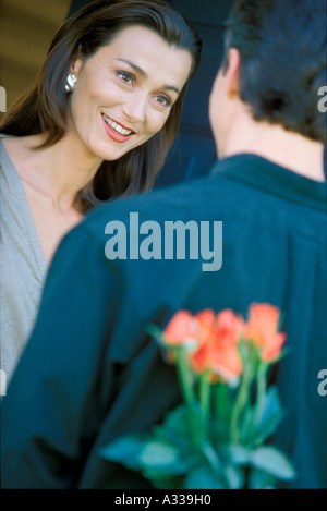 Paar Blumen Herr 620 Stockfoto