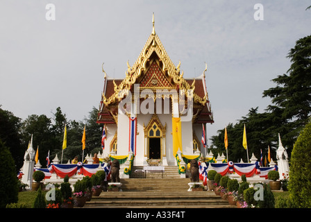 Wat BUDDHAPADIPA buddhistischer Tempel Wimbledon London SW19 England Stockfoto