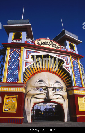 Luna Park Festplatz in St Kilda-Melbourne Victoria Australien Stockfoto