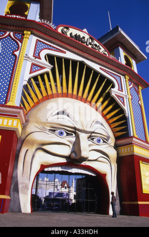 Luna Park Festplatz in St Kilda-Melbourne Victoria Australien Stockfoto