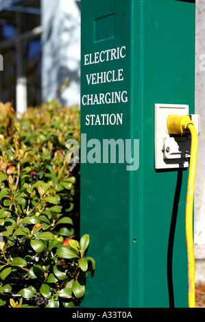 Elektro-Auto Ladestation in Feier Florida Vereinigte Staaten usa Stockfoto