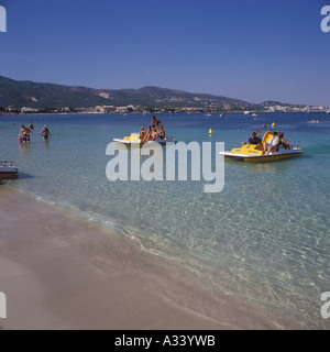 Strand von Palma Nova Calvia SW Mallorca Balearen Spanien 21. Juni 2005 Stockfoto