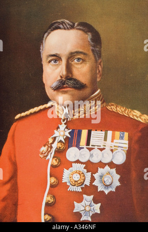 General Sir Douglas Haig, 1861-1928. Feldmarschall und Oberbefehlshaber der British Expeditionary Force während des Ersten Weltkrieges. Stockfoto