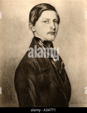 Fürst Friedrich Wilhelm III., 1831-1888. Kaiser von Deutschland und König von Preußen. Stockfoto