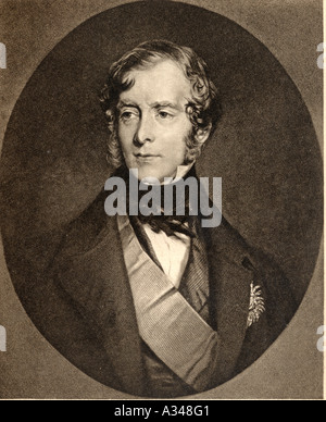 George William Frederick Villiers, 4. Earl of Clarendon, 1800 - 1870. Britische Staatsmann und Diplomat. Stockfoto