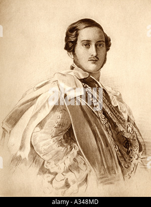 Prinz Albert von Sachsen-Coburg und Gotha, 1819 - 1861. Ehemann von Königin Victoria. Stockfoto