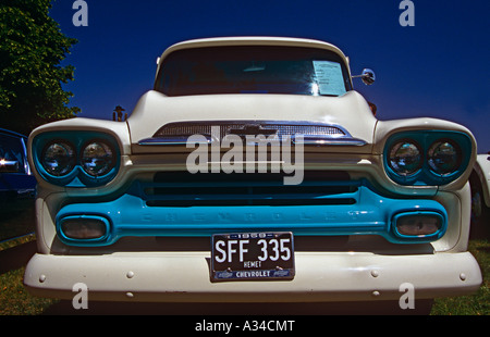 1959 Chevrolet Oldtimer und Oldtimer Stockfoto