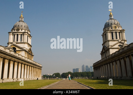 Old Royal Naval College Greenwich SE London. In Großbritannien befinden sich heute die University of Greenwich und das Trinity College of Music der 2006 2000er Jahre HOMER SYKES Stockfoto