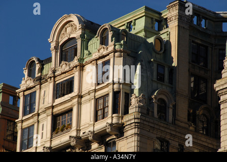 Beaux Arts Building detail Stockfoto