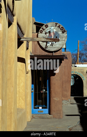 Geschäfte In der Altstadt der Stadt Square Taos New Mexico Stockfoto