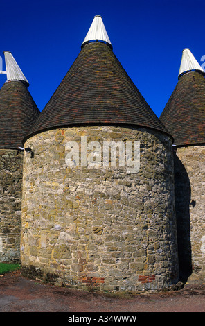 3 Oast Häuser in der Nähe von Chartwell, Westerham, Kent, UK Stockfoto