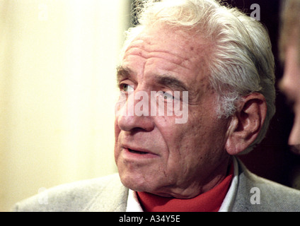 Leonard Bernstein-amerikanischer Komponist und Dirigent Stockfoto