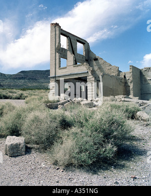 Rhyolith Geisterstadt Nevada in der Nähe von Death Valley Nationalpark Stockfoto