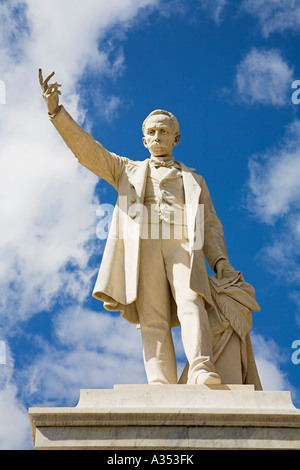 Denkmal für Jose Marti, Parque Jose Marti, Plaza de Armas, Cienfuegos, Provinz Cienfuegos, Kuba Stockfoto