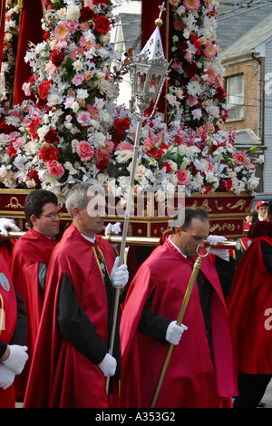 Jährliche Santo Cristo Festival in der St. Marien Kirche, Portugues katholisch. Toronto, Ontario, Kanada. Stockfoto