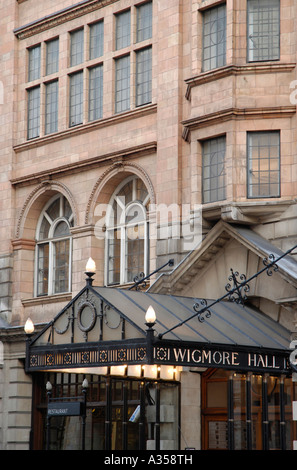 Wigmore Hall in London Wigmore Street Stockfoto