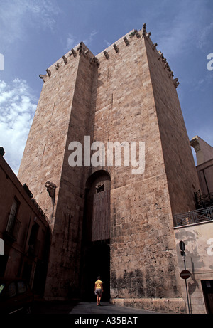 Der Torre Dell Elefante bei Cagliari Stockfoto