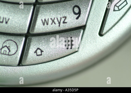 Tastatur des Nokia 6630 Mobiltelefon UK Stockfoto