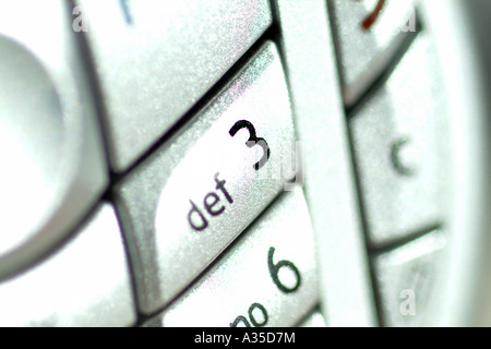 Tastatur des Nokia 6630 Mobiltelefon UK Stockfoto